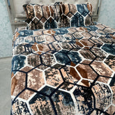 WINTER SUPER KING SIZE ANTI SKID THICK BEDHSEET SET