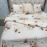 BRANDED PREMIUM 5-PIECE 100% COTTON COMFORTER SET WITH MATCHING CUSHION – SUMMER COLLECTION