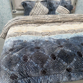6 PCS SUPER KING LUXURY QUILT SET – PREMIUM QUALITY VELVET BEDDING AUSTRALIA SIZE FITTED SHEET & 2 CUSHIONS INCLUDED