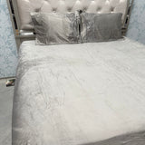 ROSE PETEL BRANDED WINTER EMBROIDERY 3 PCS BEDSHEET SET ( anti skid)