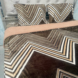 WINTER QUEEN SIZE QUILT COVER SET WITH FITTED SHEET