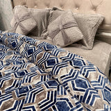 LUXURY MONTE CARLO QUILT WITH URBAN BEDSHEET & CUSHIONS – SUPER KING SIZE