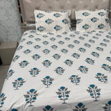 SUMMER SUPER KING SIZE PURE COTTON BEDSHEETSET