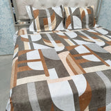 SUMMER PREMIUM QUALITY GLACÉ COTTON SUPER KING SIZE BEDSHEET SET