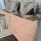 WINTER QUEEN SIZE QUILT COVER SET WITH FITTED SHEET