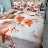 SUMMER SUPER KING SIZE 7 D FLST BEDSHEET SET