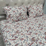 SUMMER PURE COTTON JAIPURI STYLE SUPER KING SIZE BEDSHEET SET
