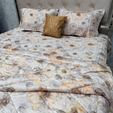 PREMIUM PURE COTTON SUPER KING SIZE 5 PIECE COMFORTER & AC BEDDING SET – LUXURY YEAR-ROUND COMFORT