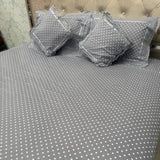 SUMMER PURE COTTON SUPER KING SIZE 5 PCS BEDSHEET SET