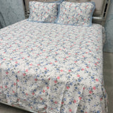 SUMMER SUPER KING SIZE 100% COTTON WITH CHICKEN KARI LASH ON PILLOW COVERS