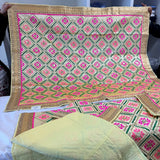 PREMIUM RUMALA SAHIB IN SILK 4 PCS WITH TWO PALKAN