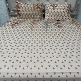 SUMMER PURE COTTON QUEEN SIZE FLAT BEDSHEET