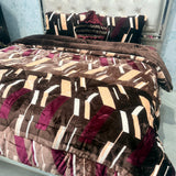 4-PIECE PREMIUM VELVET QUILT SET – SUPER KING SIZE LUXURY BEDDING