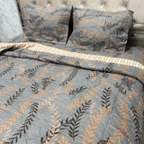 SUMMER GLACÉ COTTON QUEEN SIZE 6 PCS REVERSIBLE COMFORTER SET