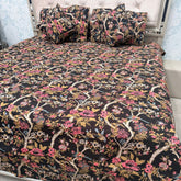 AJRAKH REVERSIBLE 5-PIECE JAIPURI PRINT PURE COTTON BEDSPREAD