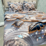 SUMMER 7D DIGITAL PRINT SUPER KING SIZE BEDHSEET SET
