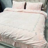 LUXURY HOTEL STYLE QUILT SET WITH EMBROIDERY KING SIZE BEDDING 👑✨