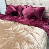 TITLIS PREMIUM 6-PIECE REVERSIBLE QUILT SET WITH FITTED-TYPE SHEET – QUEEN TO KING SIZE