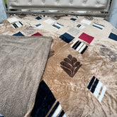 REMIUM THICK SHER FUR QUILT COVER WITH HIDDEN ZIP – QUEEN SIZE