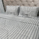 SUMMER PREMIUM QUALITY SUPER KING SIZE PURE COTTON 4 PCS COMFORTER SET