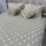 SUMMER PURE COTTON SUPER KING SIZE 5 PCS BEDSHEET SET