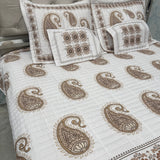 SUMMER DESINER JAIPURI STYLE 5 PCS KING SIZE BEDCOVER SET