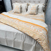 LUXURY JAIPURI 8-PIECE BAMBOO COTTON COMFORTER SET – SUPER KING SIZE