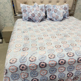 ANTI-SKID PURE CLEAR BEDSHEET SET 5 PCS KING SIZE BEDDING SET