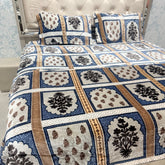 PREMIUM SHERPA WINTER QUILT COVER SET – QUEEN SIZE FITTED BEDSHEET SET