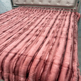 WINTER SUPER WARM RABBIT FUR KING SIZE QUILT