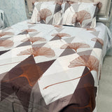 SUMMER PREMIUM QUALITY GLACÉ COTTON SUPER KING SIZE BEDSHEET SET