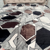 LUXURY KING SIZE QUILT COVER – SOFT WARM CONTRAST BEDDING COVER | PREMIUM MODERN DESIGN