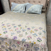 PREMIUM PURE COTTON SUPER KING SIZE BEDSHEET SET