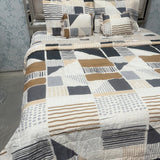 SUMMER GLACÉ COTTON QUEEN SIZE 6 PCS REVERSIBLE COMFORTER SET