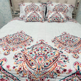 SUMMER JAIPURI STYLE 5 PCS KING SIZE BEDCOVER SET