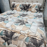PREMIUM QUALITY KING SIZE 4 PCS DUVET COVER SET (QUILT COVER SET) WITH ANTI SKID BEDHSEET