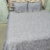 SUMMER SUPER KING SIZE 100% COTTON WITH CHICKEN KARI LASH ON PILLOW COVERS