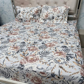 PURE COTTON QUEEN TO KING FITTED SHEET SET – SOFT & BREATHABLE