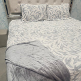 PREMIUM ENGLISH COLOUR KING SIZE 4 PCS DUVET COVER SET ( quilt cover set )