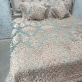ROYAL LUXURY VELVET 5 PCS BEDCOVER SET – DESIGNER BEDDING COLLECTION