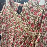 GIRLS PURE COTTON JAIPURI STYLE SUIT SIZE 30