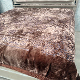 LUXURY SUPER SOFT DOUBLE PLY HEAVY REVERSIBLE WINTER BLANKET – ULTRA WARM PREMIUM BEDDING