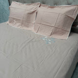 SUMMER BRANDED PURE COTTON SUPER KING SIZE EMBROIDERY BEDSHEET SET