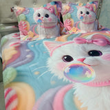 SUMMER BEAUTIFUL KING SIZE KIDS BEDSHEET