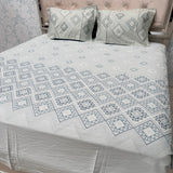 SUMMER QUEEN SIZE PURE COTTON FLAT BEDSHEET SET