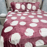 LUXURY QUEEN SIZE THICK FLAT BEDSHEET BEDDING SET 3 PCS