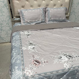 SUMMER DIGITAL PRINT 4 PCS KING SIZE COMFORTER SET