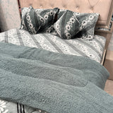 6-Piece Luxury Sherpa Quilt Set with Fitted Sheet โ Customised Queen & King Size