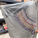 FANCY PURE PASHMINA STOLE WITH EMBROIDERY IN VERY LIGHT WEIGHT