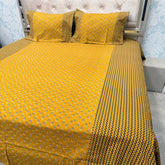 JAIPURI PRINT PURE COTTON TRADITIONAL FLAT SUPER KING BEDSHEET SET